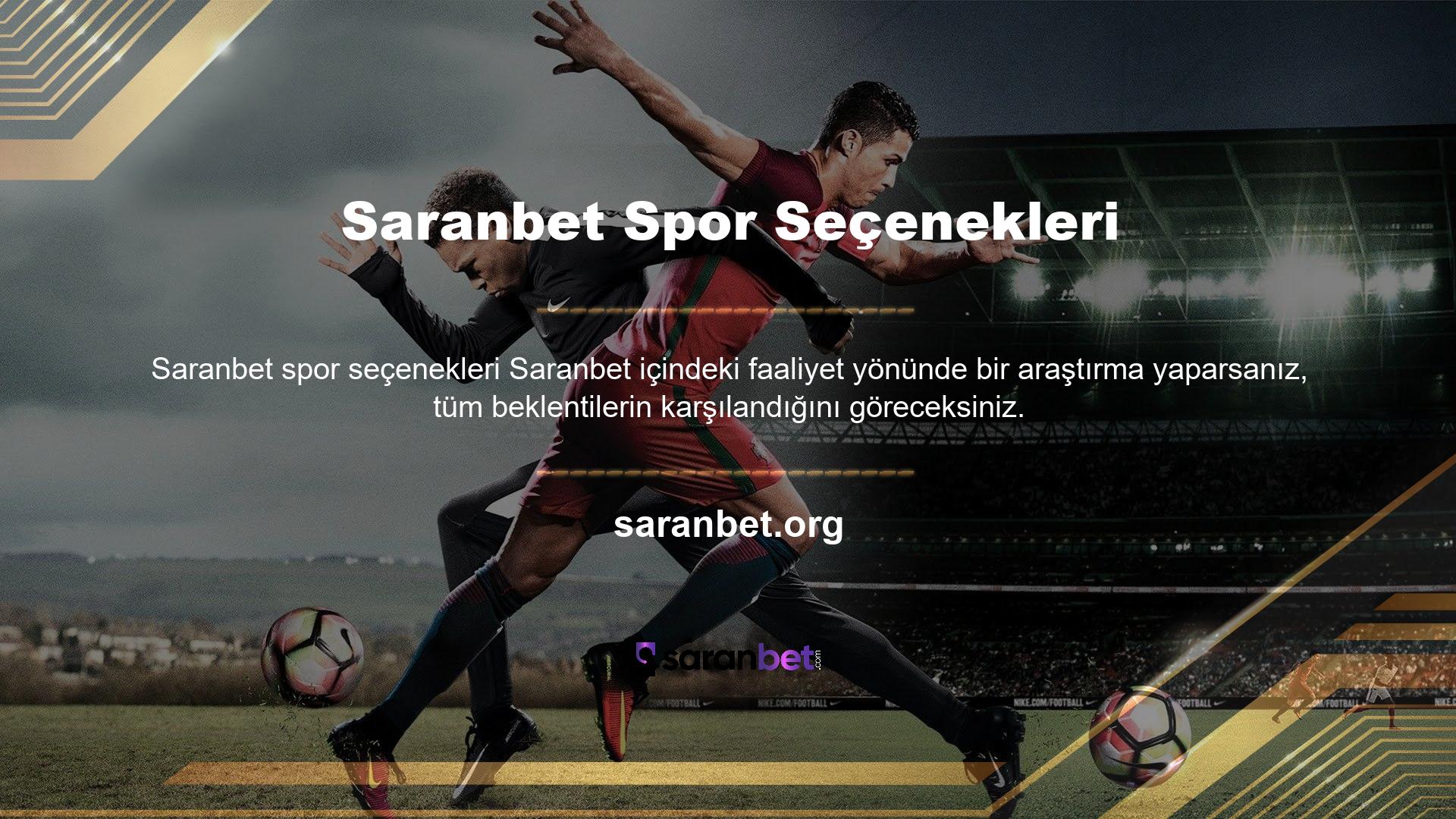 Futbol, basketbol, tenis, araba yarışı ve Türk futbolu gibi farklı spor etkinliklerine bahis yapabilirsiniz